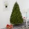 6ft. Pre-Lit Cambridge Spruce Flat Back Artificial Christmas Tree, Warm White LED Lights